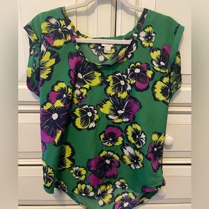 JCrew Floral Top
